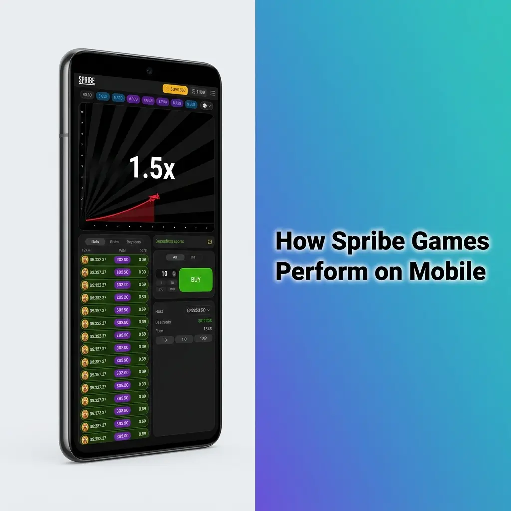 Spribe mobile games including Aviator running on iOS and Android with touch controls and low data usage in India